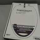 KOHLER 20110-0 Brevia, Slow Close Toilet Seat, Elongated Toilet Seat, Grip-Tight Bumpers Quick-Attach Hardware, White