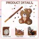 Seematn Bear Themed Birthday Party Decorations Animal Themed Birthday Party Supplies with Blindfold Stick and Confetti for Girls Boys Kids