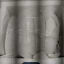 Delling Creme Brulee Ramekins  5 Piece Set, 8 oz Round Fluted Quiche Dishes, Oven Safe, White