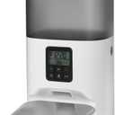 Automatic Pet Food Dispenser, 6 Litre Capacity, Programmable Up to 8 Meals a Day for Dogs and Cats, LCD Display, Battery or USB Operated