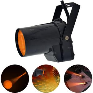 Portable 5W Yellow LED Pinspot Lights Spotlights Beam Show Lamp DJ Party Disco Mirror Ball Projector Stage Lighting Y