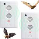2025 Upgraded Bat Repellent for Attic, Ultrasonic Bat Deterrent Devices Plug in for Indoor Use, Friendly to Human & Pet(2Pack)