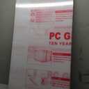 EVERECO 10 Pcs Greenhouse Panel, 4'FT x 2'FT x 0.16" in Polycarbonate Sheet
