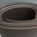 Color&Geometry Anti Fatigue Cushion Padded Kitchen Mat for Floor - 17x29+17x59,Easy Clean, Waterproof & Oil Proof, Anti Slip, Foam Rubber Runner Rug for Front Sink Comfort Standing, Brown Set of 2