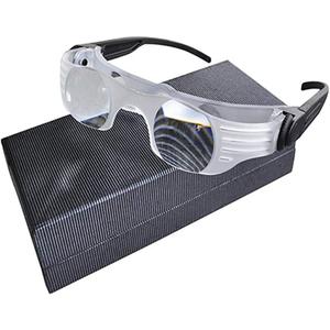 Low Vision Magnifier Glasses Far View Magnifier Telescope Watching TV