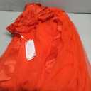 Girls Flower Vintage Floral Lace 3/4 Sleeves Floor Length Dress Wedding Party Evening Formal Pegeant Dance Gown (9-10 Years, Red)