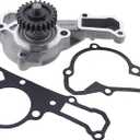 JEENDA Water Pump 49044-2066 With Gaskets 11060-2450 11060-2451 Compatible with Kawasaki FD590V FD611V FD620D FD661D Engine Kawasaki Mule 2500 2510 2520 3000 3010 3020 4000 4010 (water pump gaskets)