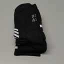 YMYDYFC Kids Soccer Socks Cushion Cotton Compression Socks Baseball Sock For Youth Toddler Boys Girls Men Women Knee High Sock Black_3pack Small (4-8Years)