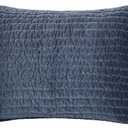 ELEGANT LIFE HOME Bed Pillow Sham Royal Cotton Velvet Pic-Stitch King Pillow Sham - 20'' x 36'', Dusty Blue, 1 Piece