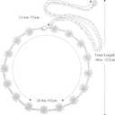 AWAYTR Waist Chains Belts for Women - Rhinestone Gold Silver Chain Belts for Dresses
