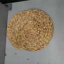 50 Set 13 Inch Round Woven Placemats with Pearl & Rhinestone Napkin Rings