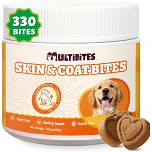 Dog Skin and Coat Supplement, for Itching Skin Relief, 7.76 oz