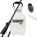 Chapin 20000 Made in USA 1 -Gallon Lawn and Garden Pump Pressured Sprayer, for Spraying Plants, Garden Watering, Weeds and Pests, Polypropylene, Translucent White