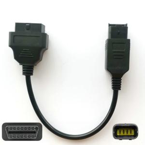 Motorbike OBD 4 Pin Diagnostic Adapter, Multistrada Motorcycle OBDII DDA Can-Bus Connector