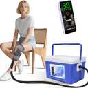 Cold Therapy Machine, Built-in 3000mAh Battery, Cold Therapy for Knee Replacement, Ice Machine for Knee After Surgery, Cryotherapy Systems Suitable for Home use, (8.5 qt, Blue)