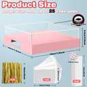Cake Pop Stand,25 Holes Clear Cake Pops Display Holder,Cake Pop Sticks Kit, Candy Pop Holder,cake pop mold for Party,Wedding,Birthday(Light Pink,1-Pack)