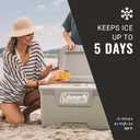 Coleman Classic Series Insulated Portable Cooler, Leak-Resistant Outdoor Hard Cooler Keeps Ice up to 5 Days, 52/70/120/150 Quart, 70qt