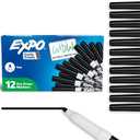 EXPO Dry Erase Markers, Low Odor Ink, Black, Fine Tip, 11 Count - Whiteboard, Calendar, Organization, Essential Supplies for Office, School, Classroom, Teachers