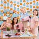 12 Pack Fall Little Pumpkin Party Hanging Decorations Blue Little Pumpkin Baby Shower Decorations Fall Truck Gnome Maple Leaf Hanging Swirl for Boy Harvest Paper Cutouts for Autumn Birthday (Multi Color)