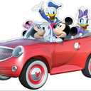 Cardboard People Mickey Mouse Car Ride Life Size Cardboard Cutout Standup - Disney's Mickey Mouse Clubhouse, One Size