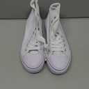 Iarus High Top Sneakers for Women White Canvas Comfortable Shoes for Women Walking Casual Sneakers Tennis Shoes, Size 6.5