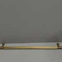 khtumeware 1 Pack 18 Inch(457mm) Soild Knurled Gold Appliance Pulls Brushed Brass Cabinet Pulls Drawer Pulls Kitchen Hardware Kitchen Handles for Cabinets Cupboard Handles