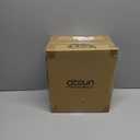 Cesun Small Bathroom Trash Can 2.1 Gallon Wastebasket, Modern Metal Garbage Can Office Waste Basket, Gold Stainless Steel Trash Bin for Bedroom, Home Office, Toilet, rv, Near Desk, Under Sink