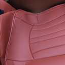 MINGBRON Red Car Seat Covers,Leather Car Seat Cover, Waterproof Seat Covers Full Set, Fit RAV4 Accord Altima Rogue CX5 CRV Wine Red