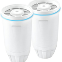 Water Filters Replacement for Z-ero Water Pitchers and Dispenser, 0 TDS Premium Filtration, Reduce Lead/Chromium/PFOA/PFOS - Improve Tap Water Taste (Pack of 2 by TOMOON)