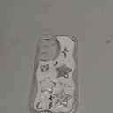 Toycamp for Samsung Galaxy S24 Fe case Women - Cute Girly Girls Phone Cover for Samsung S24 Fe Kawaii Aesthetic Pretty Unique Glitter Bling Sparkle Wave Design Funda para S24Fe, Stars