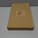 RM ROOMERS Christmas Tree Figurines Decor Wooden, Set of 2 Silver Christmas Trees Tabletop, Sparkling Glittered Xmas Tree Statues - Decorative Centerpieces for Desk, Mantel, Entryway, Home Decor