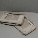 StorageWorks Narrow Storage Bins, Small Basket for Closet and Shelves, Rectangular Fabric Organizer with Handles, Toilet Paper Storage, Brown and Beige, 2-Pack