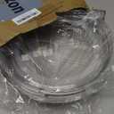 LAMU 2 Pack 2 Tier Lazy Susan Turntable Organizer 9.25'' Rotating Spice Rack Organization for Cabinet, Kitchen, Pantry, Countertop, Bathroom, Vanity, Medicine Cabinet Organizer, Clear