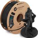 Polymaker PLA Pro 3D Printing Filament Black 1.75mm 1KG, High-Impact Tough PLA, Fast Printing up to 300mm/s, High Speed New Formula, Easy to Print on Most FDM Printers, No Enclosure Required