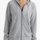 Hanes Women’s Slub Knit Full-Zip Hoodie, Textured Cotton Zip-Up T-Shirt Hoodie for Women 4x