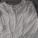 Elesomo Women Shirts V Neck Short/Long Sleeve Cotton Tops T-Shirt Basic Tees. Size L