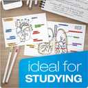 Oxford Index Cards, 3 x 5 Inches, White, Lined on Front, Blank on Back, Flashcards for School and Studying, Recipe Note Cards, 500 Count (5 Packs of 100) (40176)