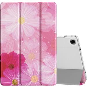 MoKo Case for Galaxy Tab A9+/A9 Plus 11 inch 2023, Slim Stand Protective Smart Cover with Hard PC Translucent Back Shell for Tab A9 Plus Tablet (SM-X210/X216/X218), Auto Wake/Sleep, Coreopsis