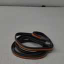 Giraffe Tools Garden Hose 5FT, 5/8" Lightweight Lay Flat Water Hose, Custom Length, Flexible, Leakproof Hybrid Hose Pipe with Male to Female Fitting (Grey and Orange)