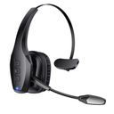Trucker Bluetooth Headset, Wireless Headset with Mic, Bluetooth Headsets with Dual Noise Cancelling Microphone & Mute Button, 55Hrs Working Time PC Headsets for Cell Phones, Computer, Truck Driver