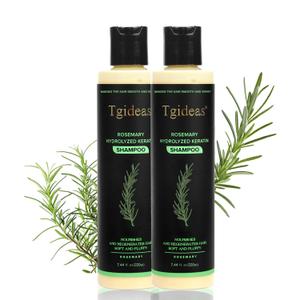 Tgideas Rosemary Biotin Shampoo for Thinning Hair, Volume & Strengthening | Volumizing Formula with Rosemary Helps Nourish Scalp, Reduce Breakage & Create Fuller-Looking Hair, Color Safe Vegan Care, 220 ml each
