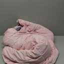 King Size Weighted Blanket for Adults (30 lbs, 80 x 87, Pink Grey) Cooling Heavy Blanket for Sleeping Perfect for 290-310 lbs, Breathable Blanket for Adults & Couple All Season, Machine Washable