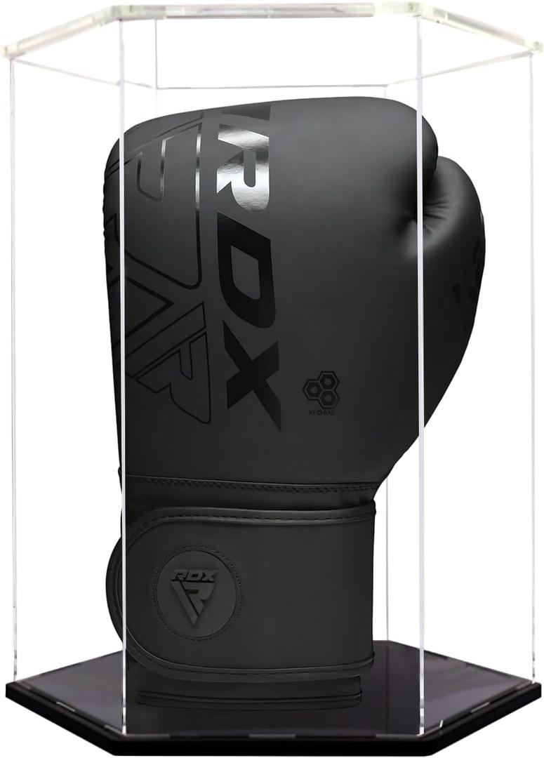 Boxing Glove Display case , Boxing Glove Display Box, Transparent Acrylic Glove Display case , for displaying and Collecting Boxing Gloves (11x9.8x13.4 inches)