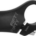 FIFTY-FIFTY Bike Bar Ends, Mountain Bike Handlebar Ends, Alloy MTB Bicycle Bar (110mm, Black)