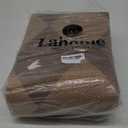 Lahome Checkered Easy Jute Indoor Outdoor Rug, 5x7 Area Rugs for Living Room Nature Large Dining Room Carpet, Washable Non Slip Indoor Outdoor Carpet for Home Office Bedroom Backyard Patio (Nature/Checkerboard -2)