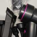 CODN Handheld Car Vacuum Portable Cordless 12000PA, 2 in 1 Handheld Vacuum Cleaner and Air Duster with Multi-Nozzles and LED Light, Mini Hand Held Vacuum Rechargeable for Home, Car, Office, Pet Hair (Black & Rose Red)