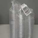 Oasis Creations Plastic Champagne Glasses Set (50 Count) 4 Ounce - Stem Cups 2 Pieces - Ideal for Birthday Party, Wedding Reception and More