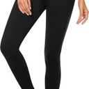 FULLSOFT Buttery Soft Leggings for Women - High Waisted Tummy Control No See Through Workout Yoga Cycling Tights Pants (Black, M)