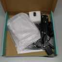 10X 30X Extra Large Magnifying Glass with Light and Stand,7-inch Lighted Magnifier,5 Color Modes Stepless Dimmable,Rectangle Hands-Free Magnifying Glass Desk Lamp for Reading Craft Hobby Close Work LB