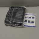 Magnetic Screen Door Mesh Left Right Side Opening Upgraded PET Material Mesh Stronger Than Fiberglass and Polyester,Keep Bugs Out,Pet & Kid Friendly Fit Door Size 80"X96",Screen Size 82''X98'' (Black)